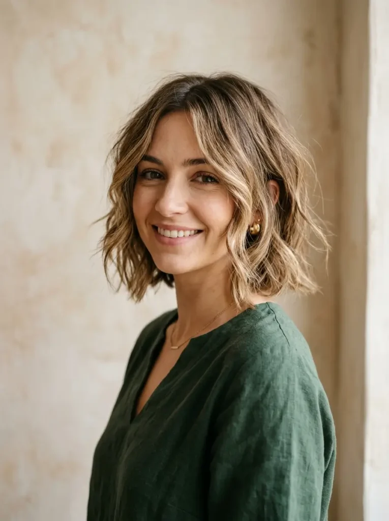 Textured Bob with Layers
