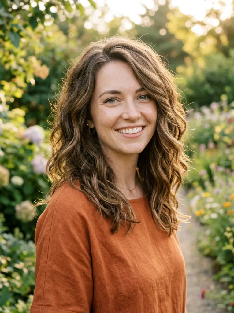 Textured Medium Wavy Hair
