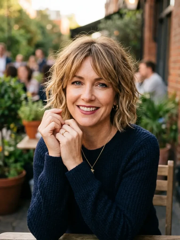 Tousled Shaggy Bob