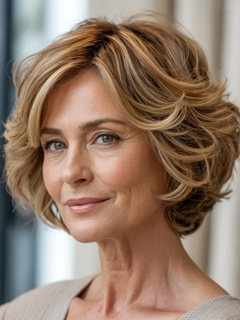 Tousled Short Cut