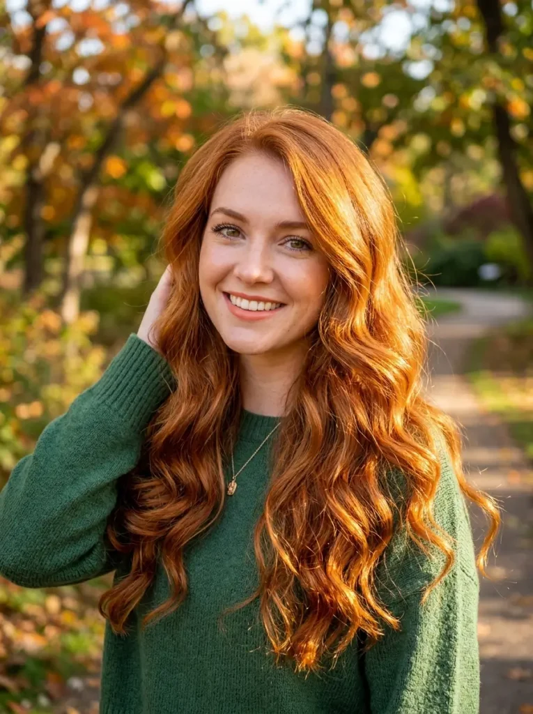 Vibrant Copper Hair