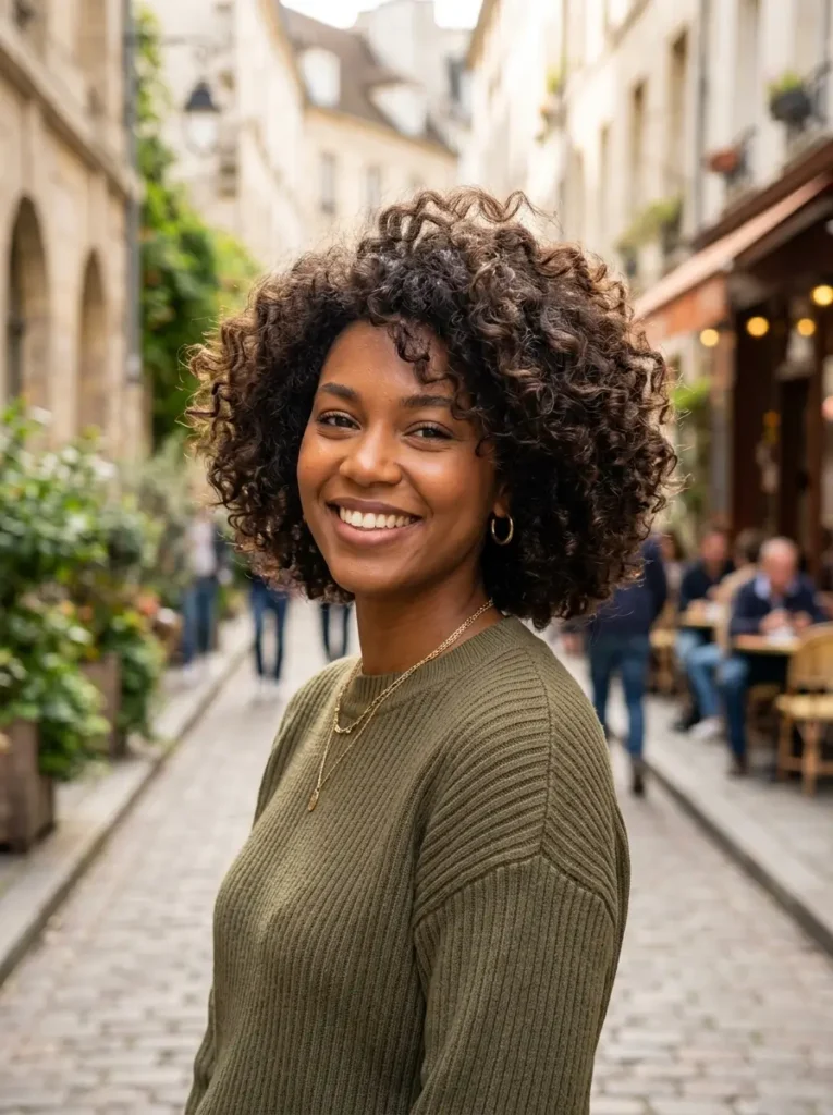 Voluminous Curly Wavy Bob