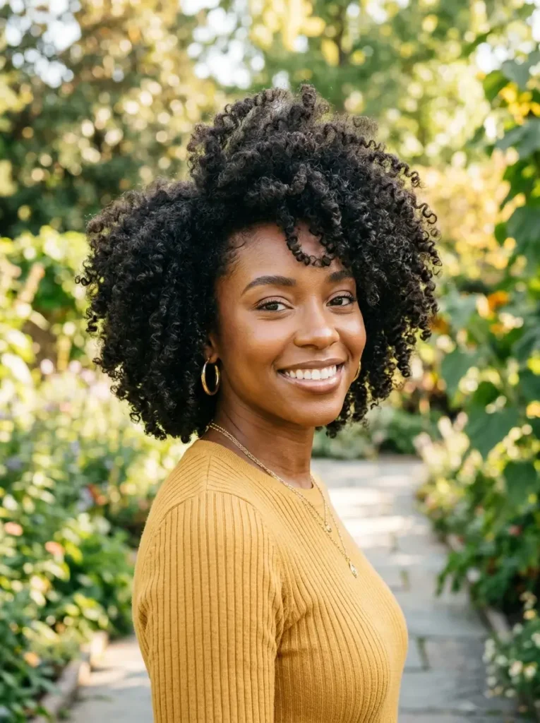 Voluminous Short Curls