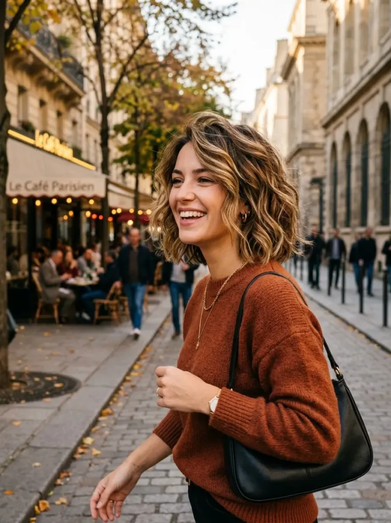 Wavy Choppy Bob
