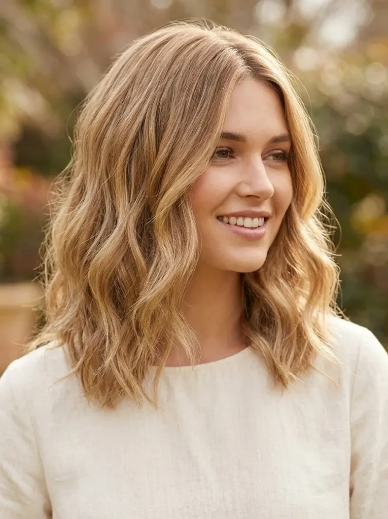 Wavy Shoulder-Length Hairstyles
