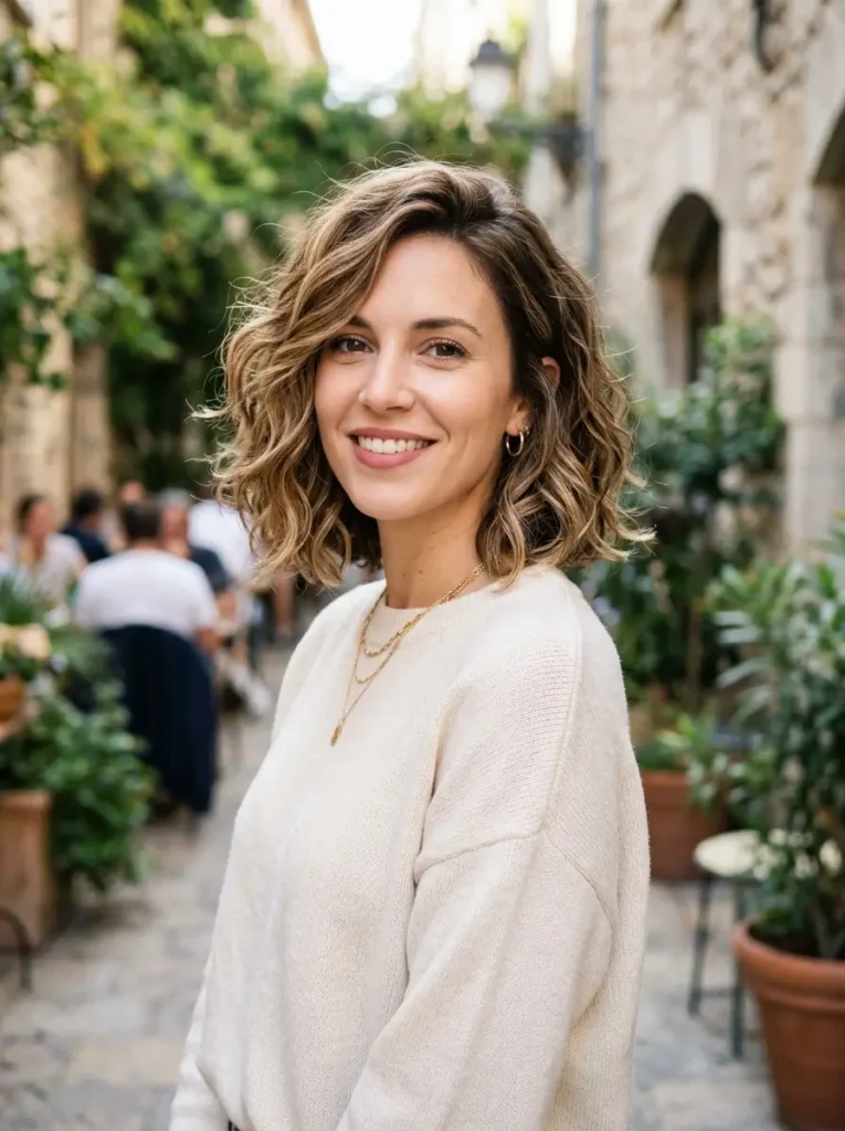 Wavy Hair for Medium Length Bob