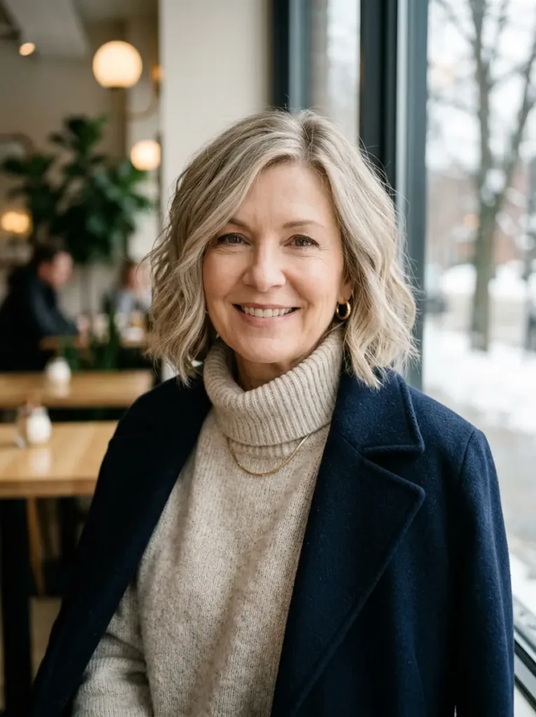 Winter Blonde Hair Color Ideas for Women Over 60