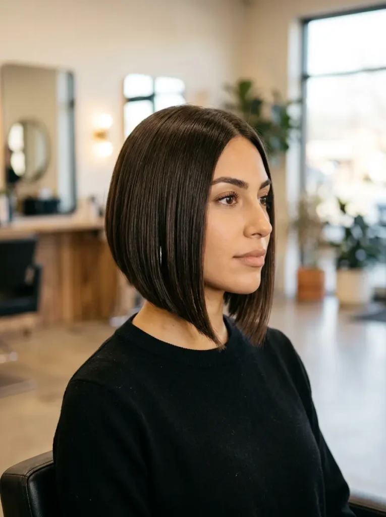 Angled Blunt Bob
