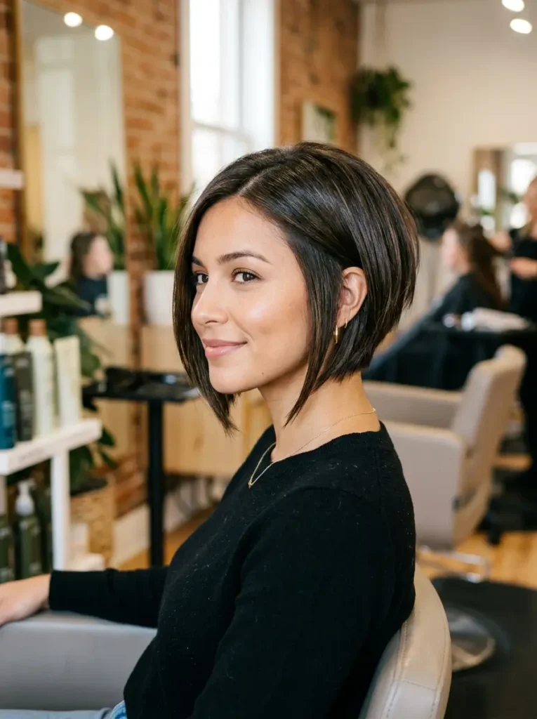 Angled Short Bob