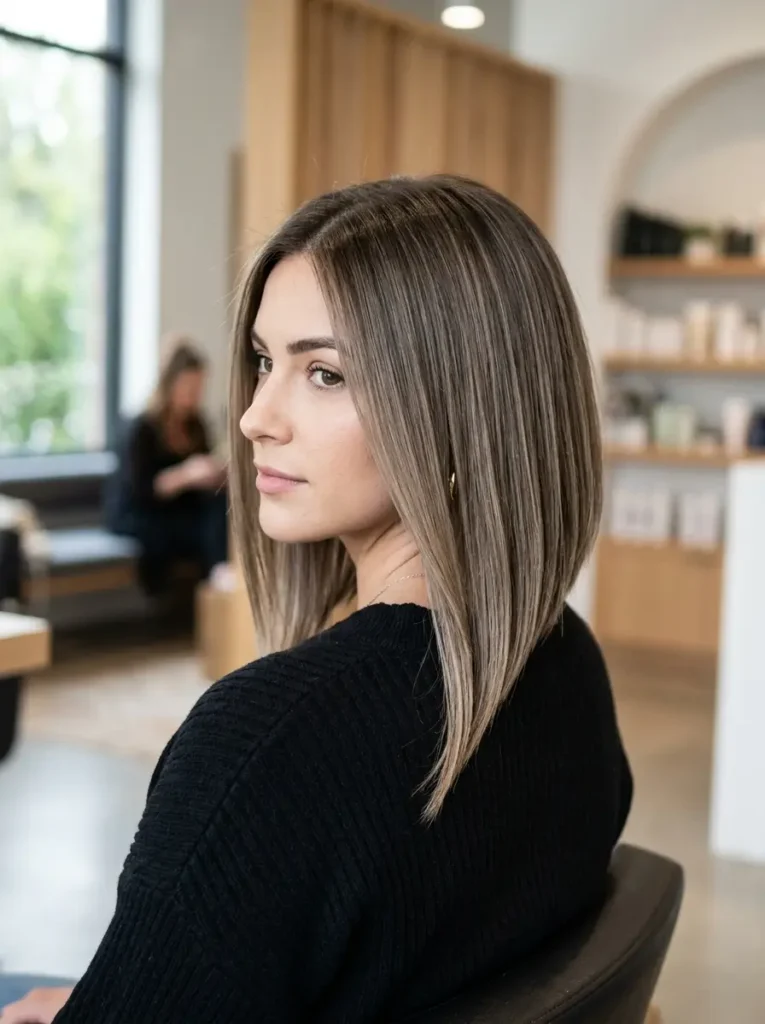 Angled Long Bob