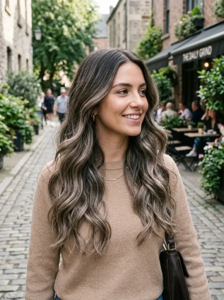 Ash Brown Balayage