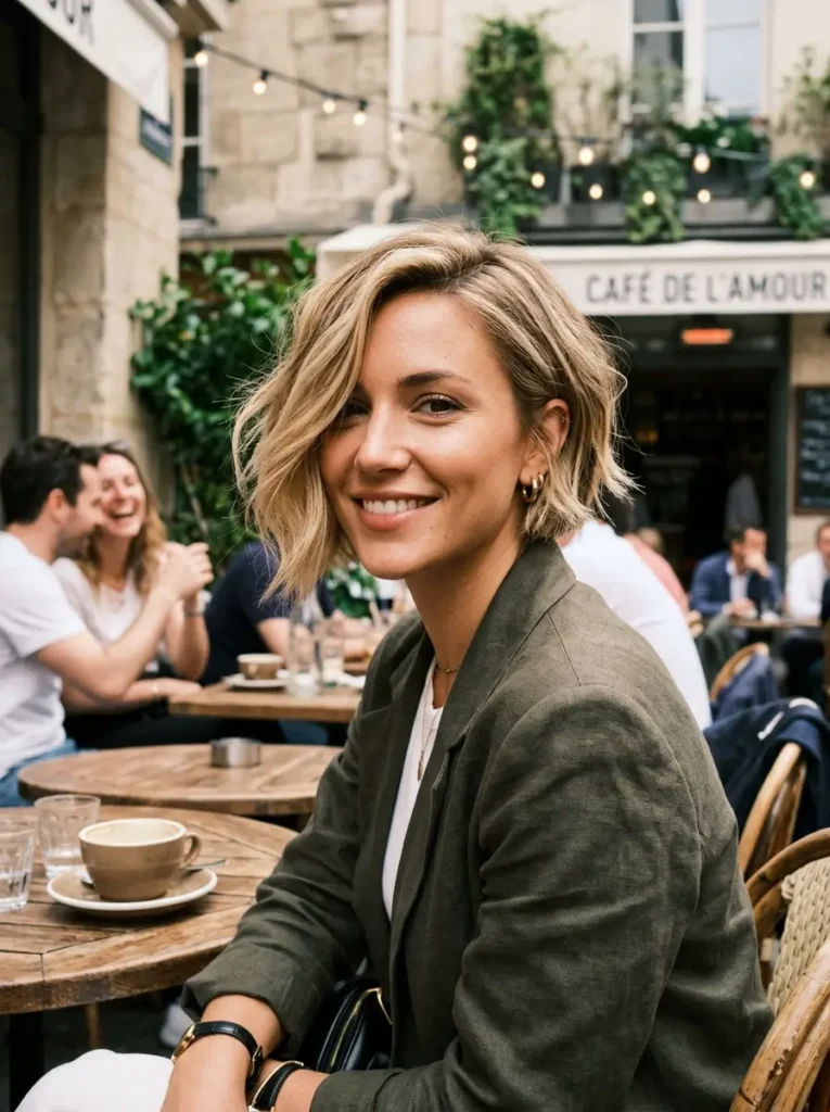 Asymmetrical Short Bob