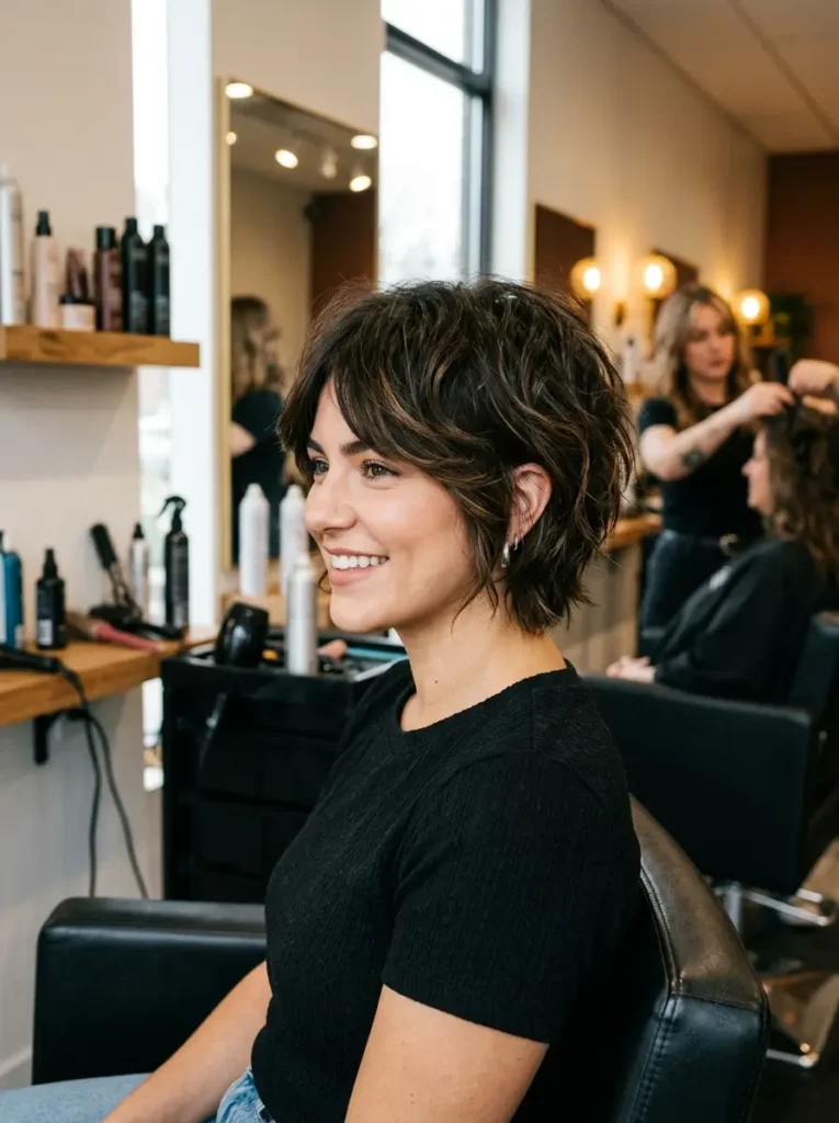 Bixie Cut for Thick Hair