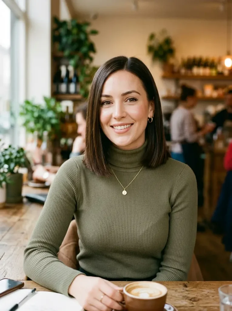 Blunt Shoulder Length Bob
