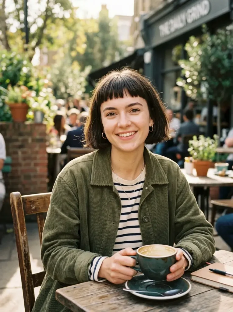 Bob with Baby Bangs