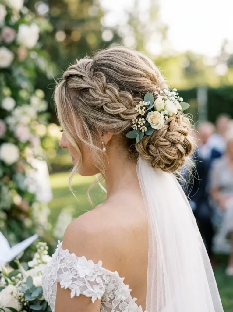 Braided Bridal Updo