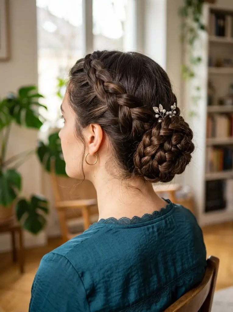 Braided Bun Hairstyle