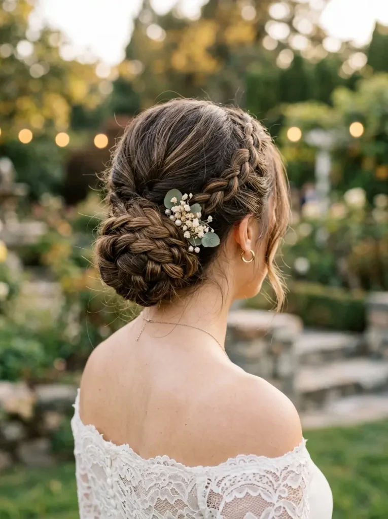 Braided Low Bun