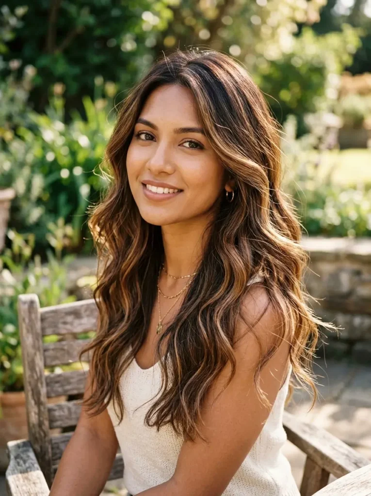 Chestnut Brown Balayage