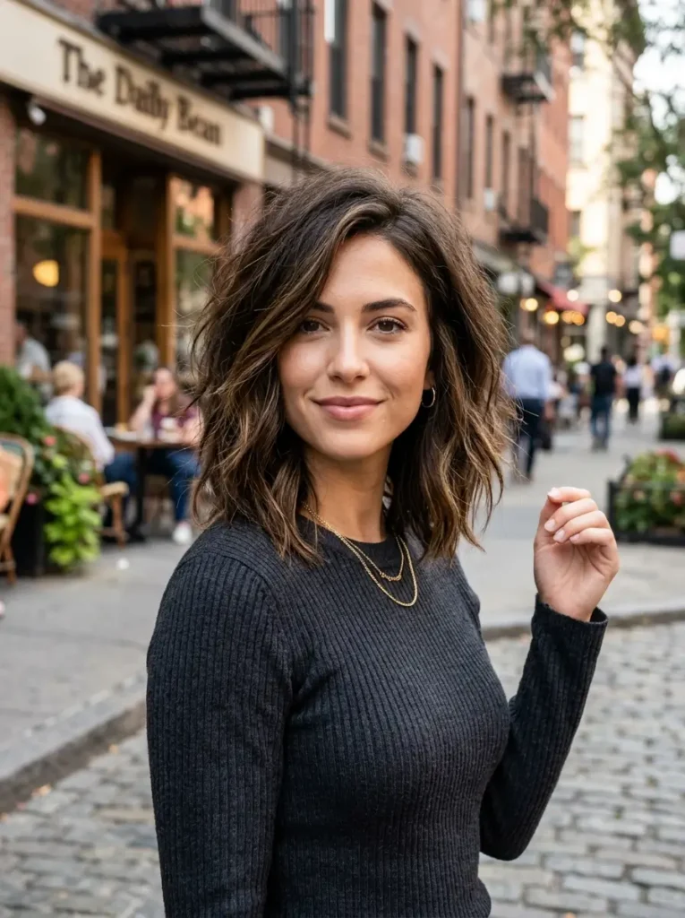 Choppy Long Bob