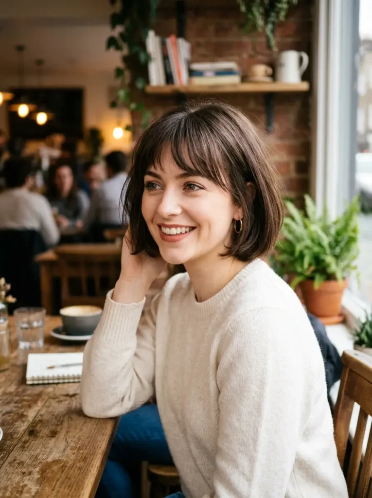 Classic Bob With Wispy Bangs