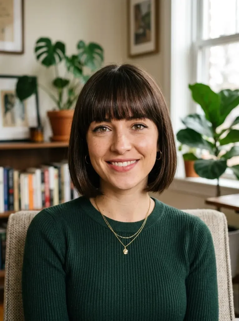 Classic Bob with Bangs