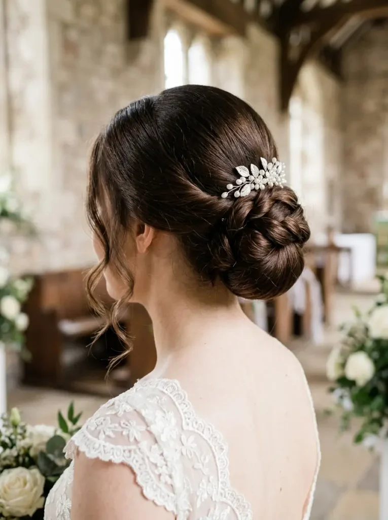 Classic Bridal Low Bun
