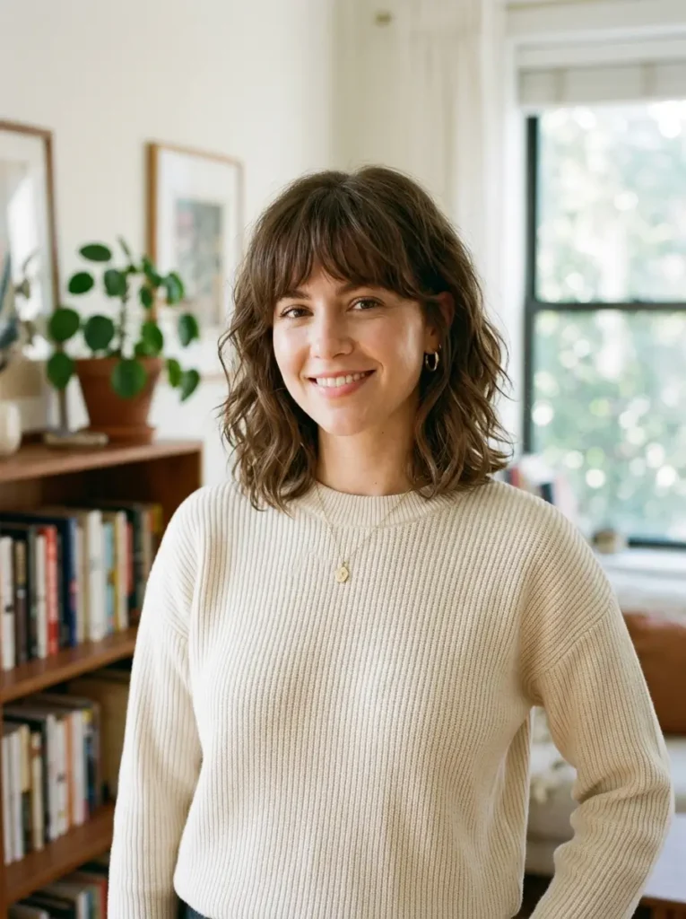 Collarbone Cut With Bangs