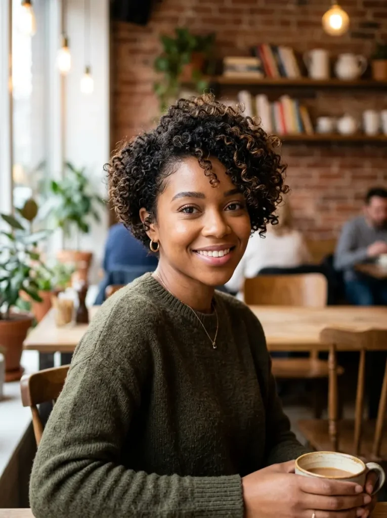 Curly Pixie Bob Haircut