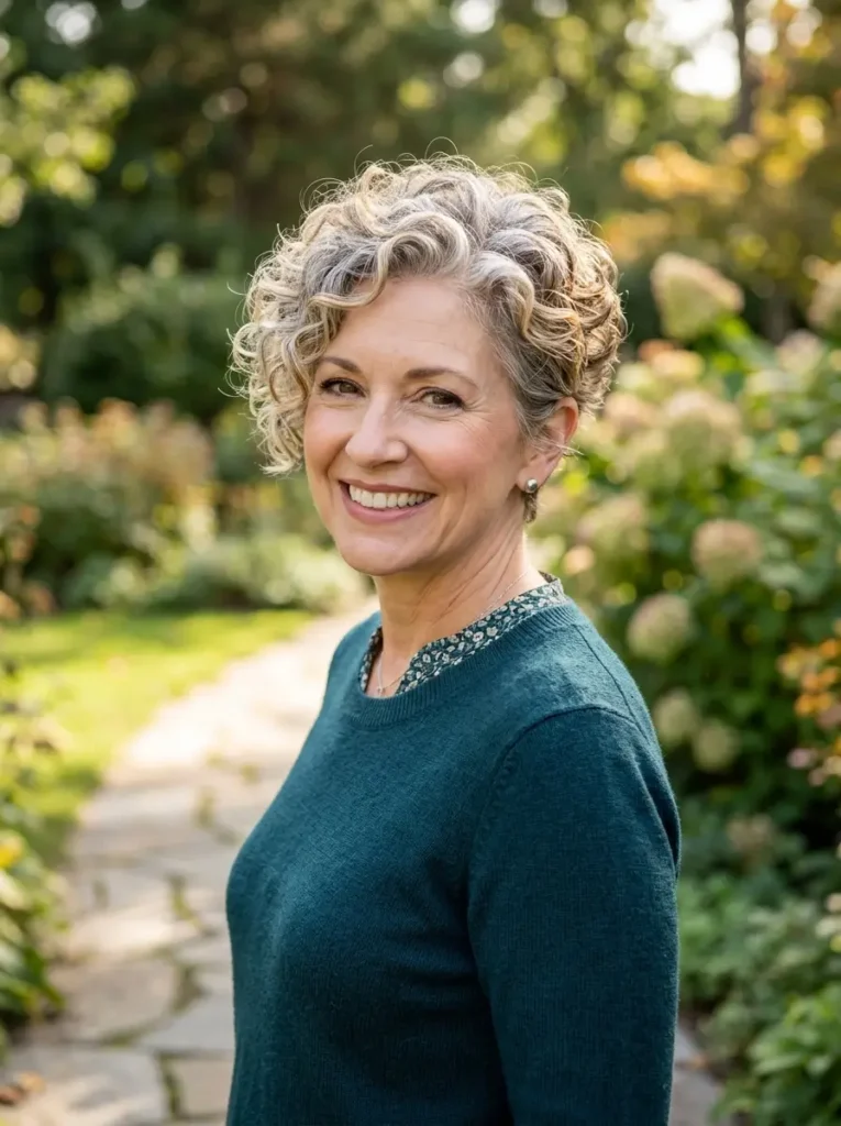 Curly Pixie Haircut