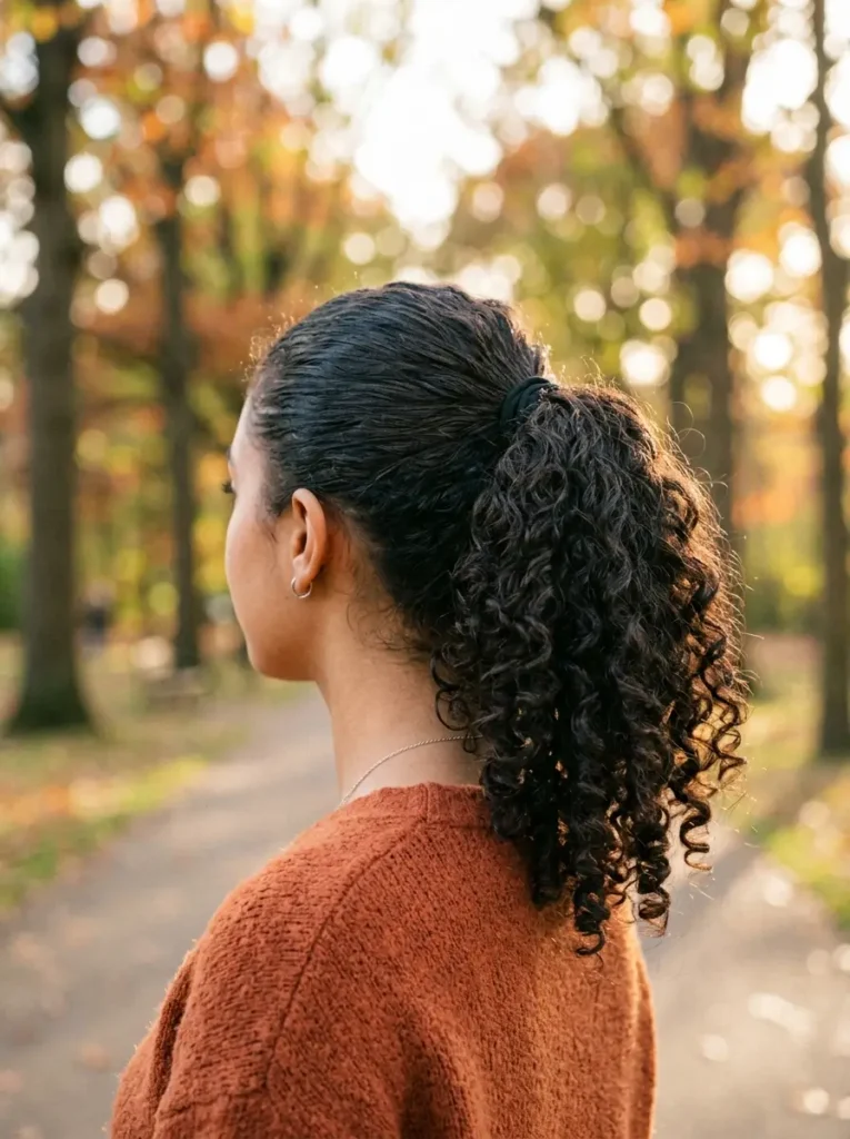 Curly Ponytail