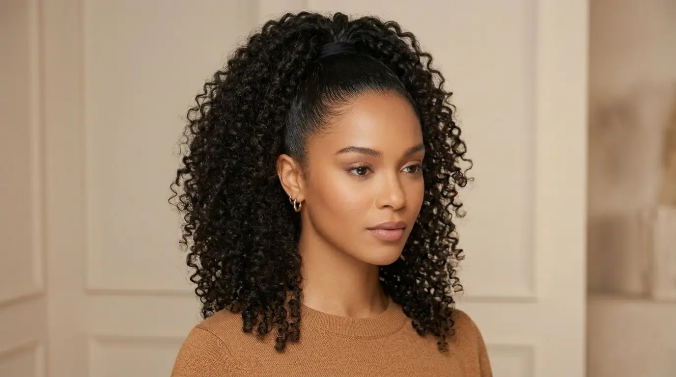 Curly Ponytail Hairstyles for an Effortless Glam Look