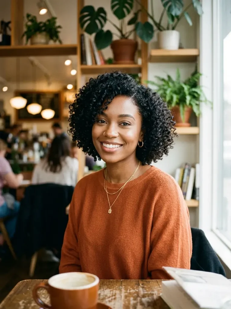 Curly Short Bob
