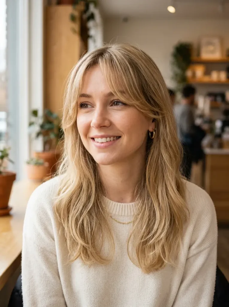 Curtain Bangs with Fine Hair