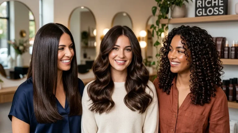 Dark Brown Hair Color Rich Glossy Hair Ideas for Women