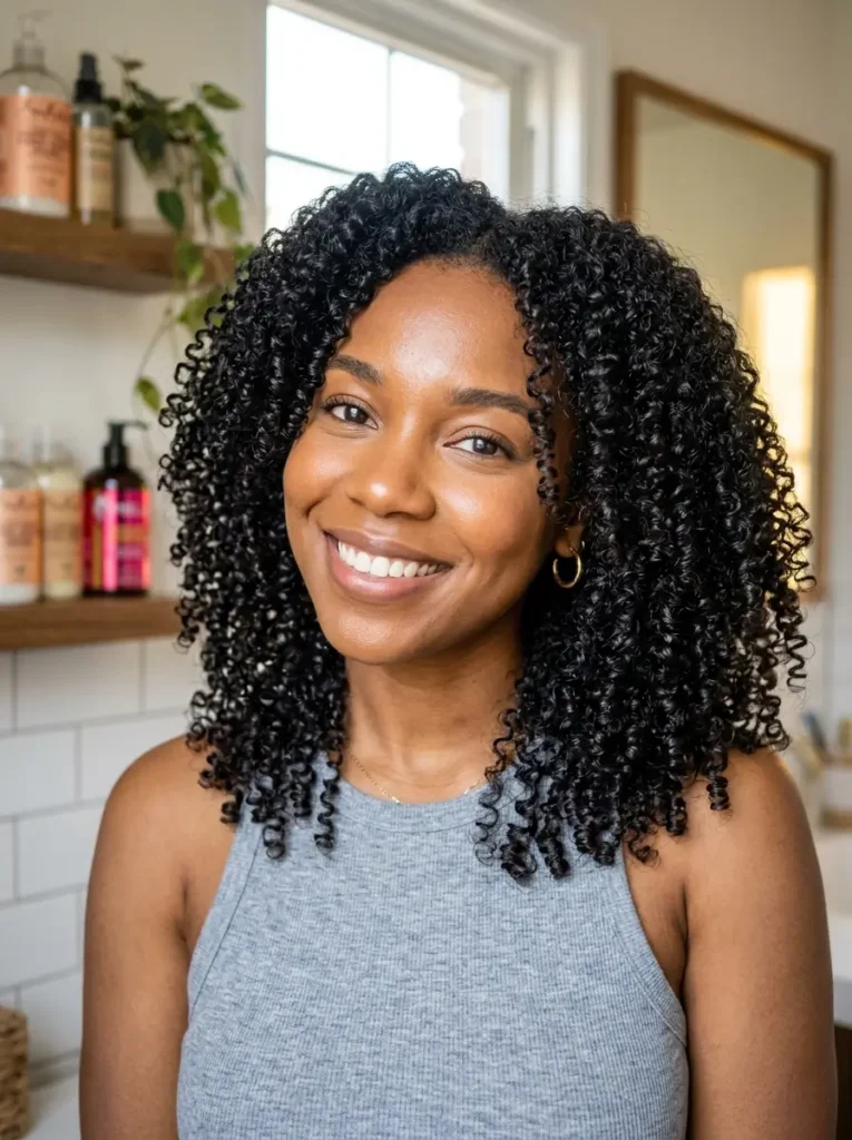 Defined Wash and Go Curls