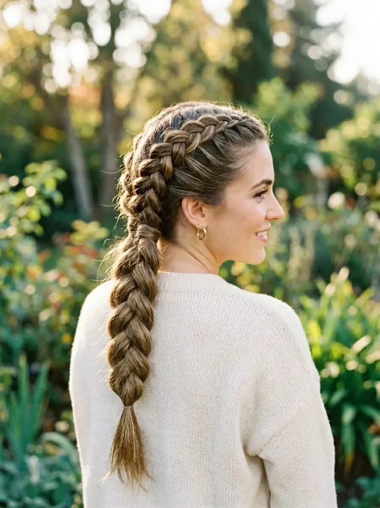 Dutch Braid Hairstyle