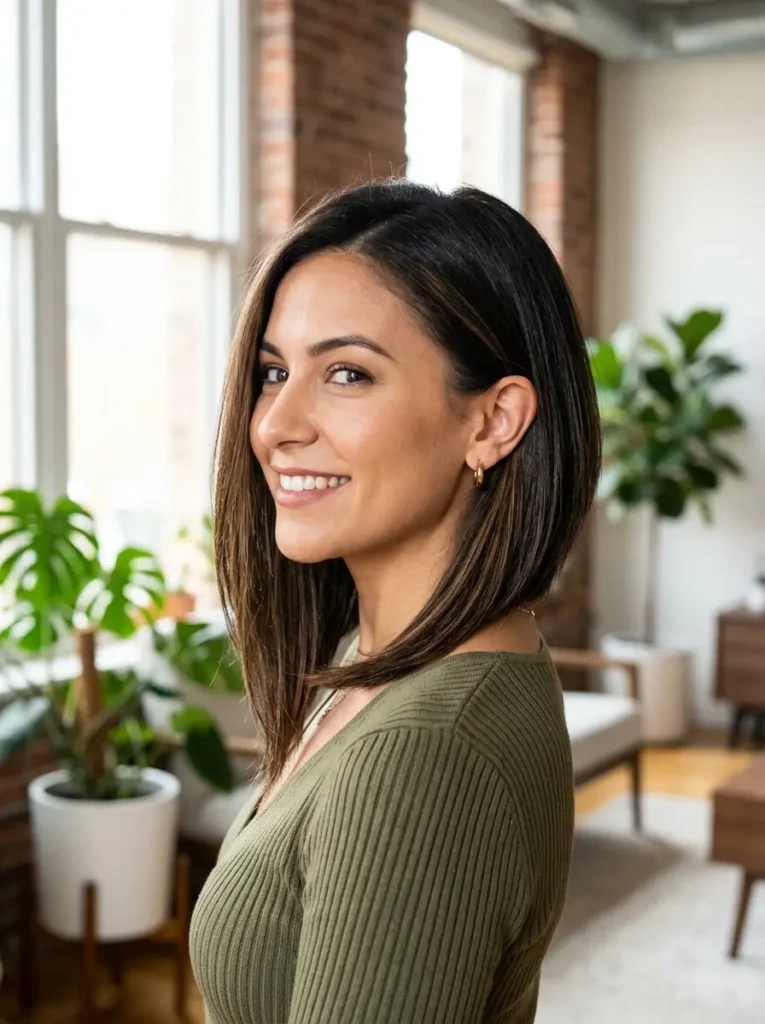 Face Framing Long Bob