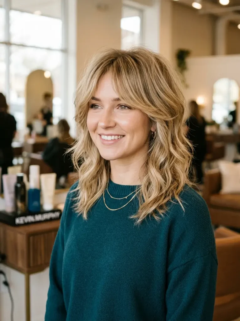 Feathered Shag for Fine Hair