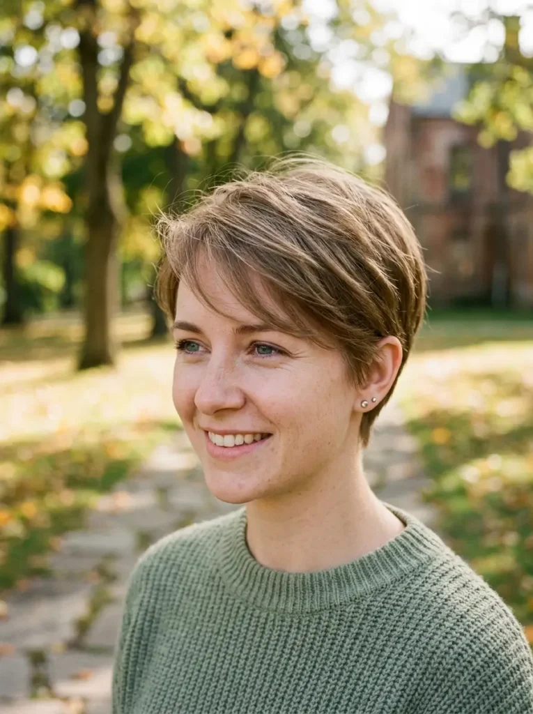 Fine Hair Pixie Cut