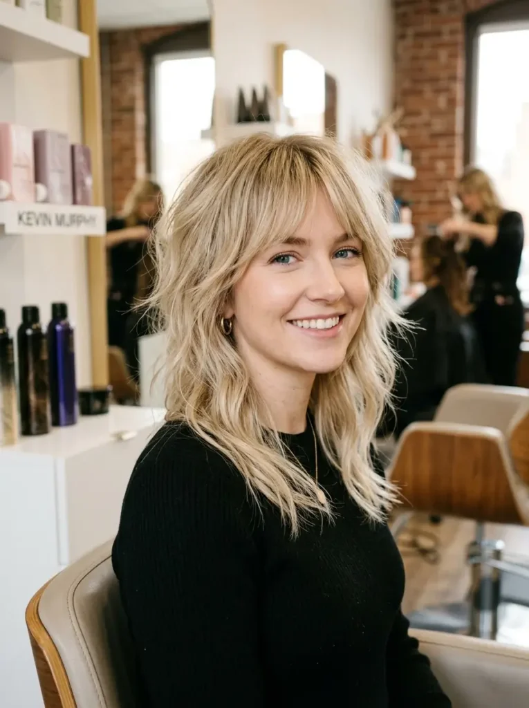 Fine Hair Shag Cut