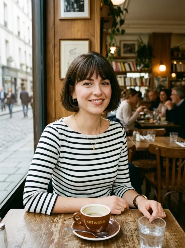 French Short Bob with Bangs
