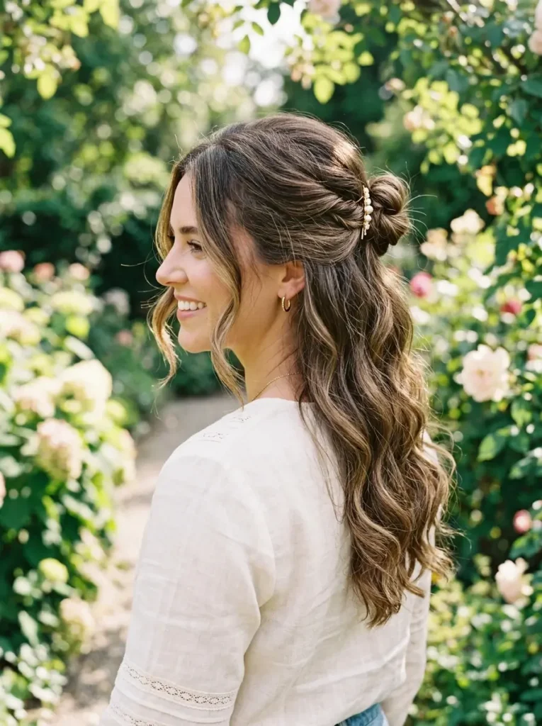 Half-Up Half-Down Hairstyle