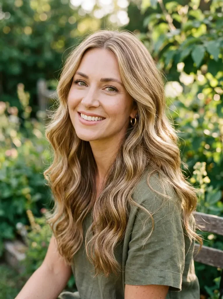 Honey Blonde with Caramel Lowlights