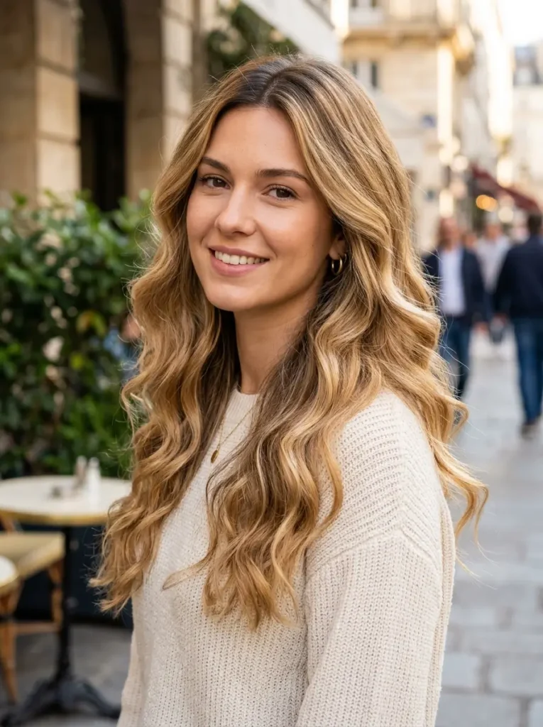 Honey Blonde with Shadow Root