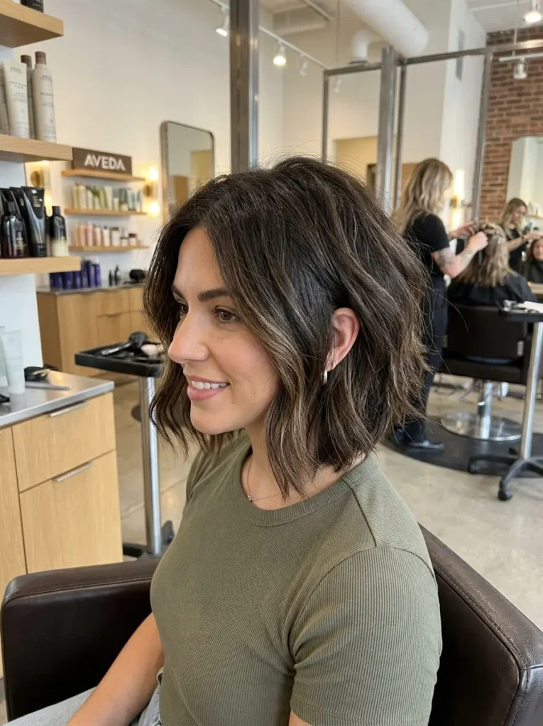Layered Bob for Thick Hair