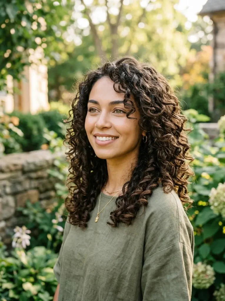 Layered Curly Hair