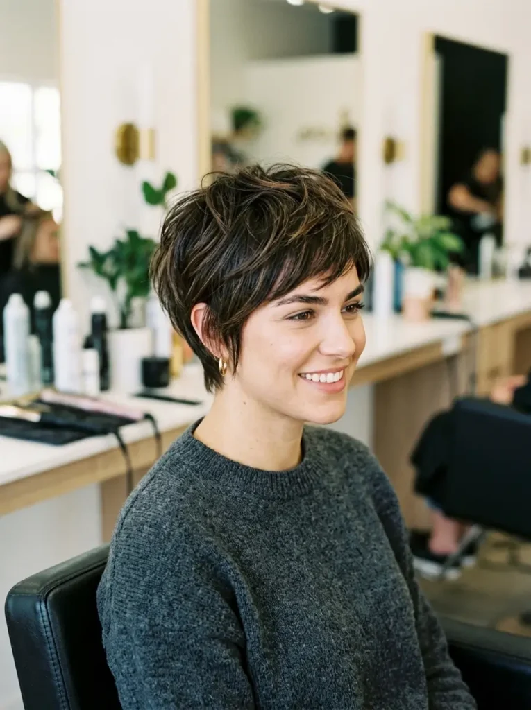 Layered Pixie Cut