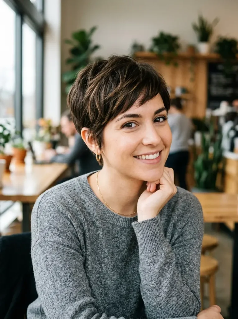 Layered Pixie Cut