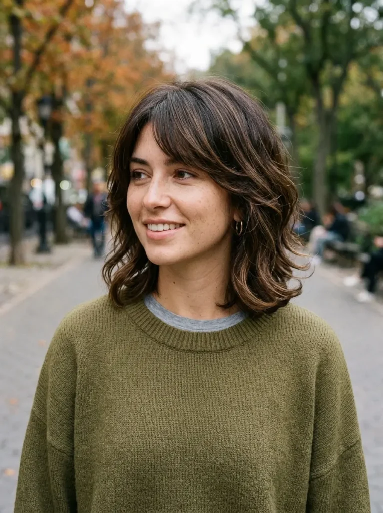 Layered Shoulder Length Bob